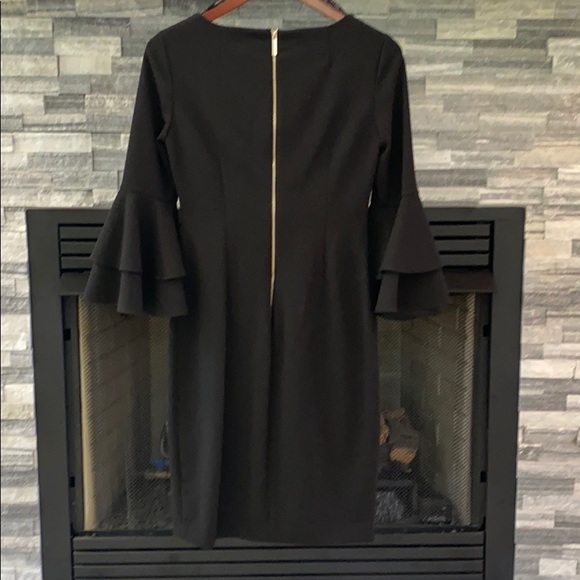 Calvin Klein Women's Tiered Bell Sleeve Dress - Picture 6 of 6